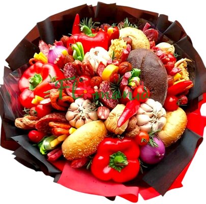 Съедобный букет «Мясной барон»